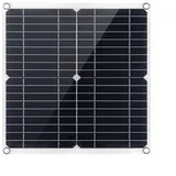 HOHOVYVY Solarpanel Flexibel,20W 18V Flexibles Solarmodul Mit Zwei USB-Ausgängen, Solarmodul Für Auto Und Schiffsladegerät