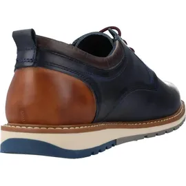 PIKOLINOS Herren Schnürschuh Leder Halbschuh sportlich elegant Berna M8J-4183, Größe:41 EU, Farbe:Blau - Blau - 41