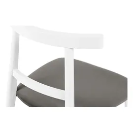 Konsimo Holzstuhl LILIO grau 2er Set