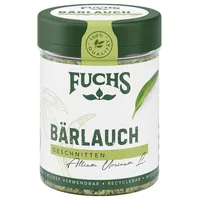 Fuchs Gewürze - Bärlauch geschnitten - würzige Schärfe für Quark-Dips, Frischkäse oder Risotto - natürliche Zutaten - 8 g in wiederverwendbarer, recyclebarer Dose