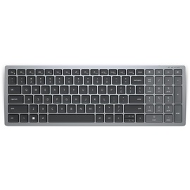 Dell KB740 Compact Multi-Device Wireless Keyboard Titan Gray, grau/schwarz, USB/Bluetooth, DE (KB740-GY-R-GER / 580-AKOY)