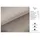 altdecor Ecksofa Ottomane Rechts IREA-L2-v3 - 328x171x79 cm Hellbraun