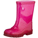 Beck Mädchen glitter Gummistiefel, Pink, 32 EU - 32 EU