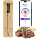 Kabelloses Bluetooth-kochthermometer, Präzises Magnetisches Fleischthermometer Mit Smartphone-alarm Für Die Küche – Crezuo