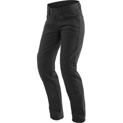 Dainese Casual Slim Damen Motorrad Textilhose, schwarz, Größe 30