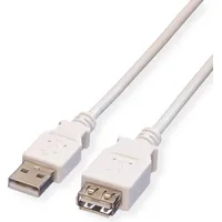 Value USB 2.0 Kabel Typ A-A, ST/BU, Weiß