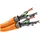 goobay CAT 7A S/FTP (PiMF), Orange, 100 m, - CU, AWG 23/1 (solid), LSZH