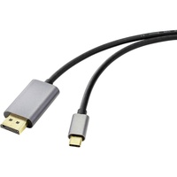Renkforce USB-C® / DisplayPort Schwarz