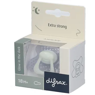 Difrax Fopspeen Glow in the Dark Natural 20 Maanden+ 1 St Schnuller