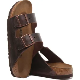 Birkenstock Arizona Nubukleder geölt schmal habana 38