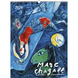 ALPHA EDITION GmbH & Co. KG Kunstkalender Marc Chagall 2026 Weiß