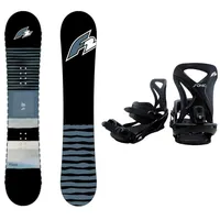 F2 Set Snowboard Reverse Blau 148cm + Sonic Pro