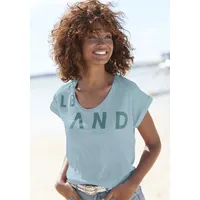 ELBSAND T-Shirt aus weichem Jersey, Kurzarmshirt, sportlich und bequem,
