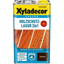 Xyladecor Holzschutz-Lasur 2 in 1 2,5 l palisander matt