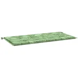 vidaXL Gartenbank-Auflage Blattmuster 100x50x3 cm Oxford-Gewebe