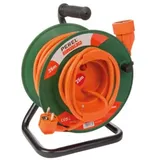 Perel Kabeltrommel, - GARTEN - 25 m 3G1.5 Orange/Grün