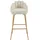 vente-unique Barhocker Altinam Polyester cremefarben 2er Set