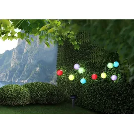 GLOBO Solarlichterkette Kunststoff 3 m Bunt