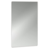 ZONE Denmark Rim Wandspiegel, 44 x 2,5 cm, weiß