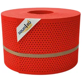 zaunzu® Sichtschutzstreifen 50 m x 19 cm Rot Kunststoff
