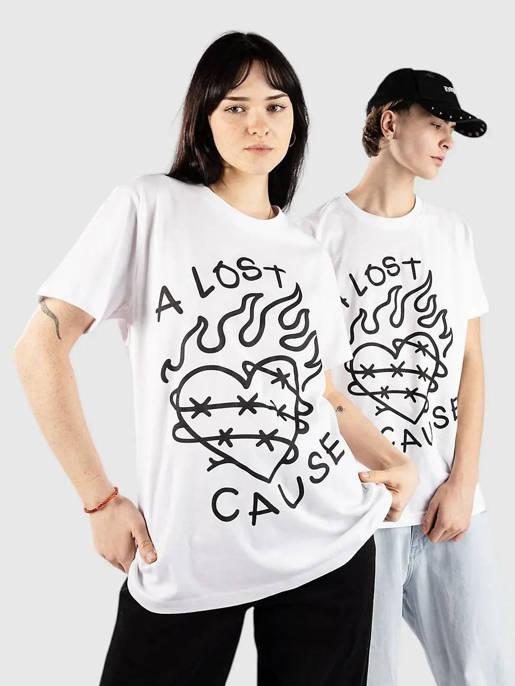 A Lost Cause Lethal Love T-Shirt white Gr. S