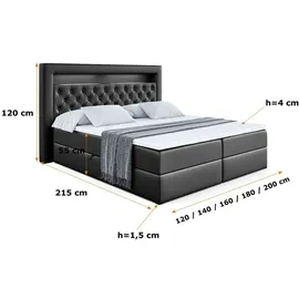 altdecor Noel Gold 140 x 200 cm H4 Schwarz