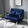 Homcom Schlafcouch Polyester 2-Sitzer Blau