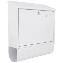 Rottner Tresor Briefkasten »Splashy Anthracite«, weiß, Stahl, (B x H:) 36,5 x 41,5 cm - weiss