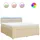 vidaXL Boxspringbett 180 x 200 cm Creme