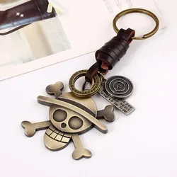 Anime One Piece Totenkopf Anhänger Schlüsselanhänger Schlüsselanhänger Dekor