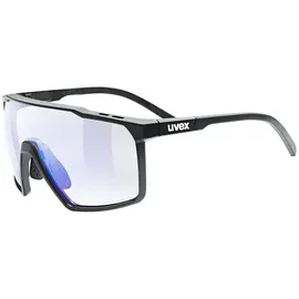 Uvex Mtn Perform S V Photochrome 1-3 Black Matt/Variomatic Mirror Blue