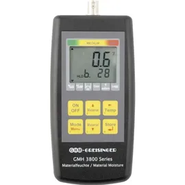 Greisinger GMH3831 Materialfeuchtemessgerät Messbereich Baufeuchtigkeit (Bereich) 0 bis 100 vol Messbereich Holzfeuchtigkeit (Bereich) 0 bis 100 % vol