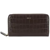 ABRO Cocco Mondial Geldbörse Damen dunkelbraun