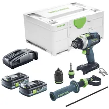 Festool TPC 18/4 I-Basic inkl. 2 x 4,0 Ah + Schnellladegerät + Systainer