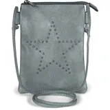 Stylebreaker Mini Bag Umhängetasche Polyester Blue