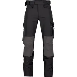 DASSY Impax Stretch-Arbeitshose schwarz/anthrazitgrau