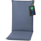 Pillows24 - Hochlehner Auflagen - 120x50cm – 8cm Dick - Premium-Material 200gsm, UV- & Wasserabweisend | Sitzauflagen Hochlehner | Gartenstuhlauflagen - Sitzauflagen Gartenmöbel | Blau