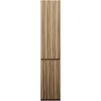 Burgbad Lin20 Hochschrank bodenstehend mit 2 Türen, LED-Innenbeleuchtung, Inenschubladen,