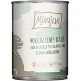 MjAMjAM vorzügliches Kalb Truthahn an leckeren Möhrchen