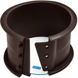 LURCH FlexiForm Springform Silikon braun mit Glasboden