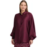 Vera Mont Satinbluse mit Kragen in deep dahlia, | Gr.: 38,