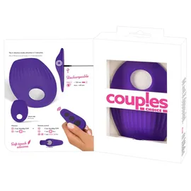 Couples Choice Vibrokissen mit Fernbedienung, lila