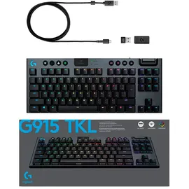 Logitech G915 TKL Tactile DNK/FIN/NOR/SWE carbon