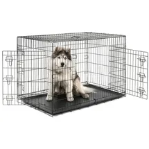 LIONTO Transportbox 122 x 75 x 81 cm Schwarz
