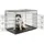 LIONTO Transportbox 122 x 75 x 81 cm Schwarz
