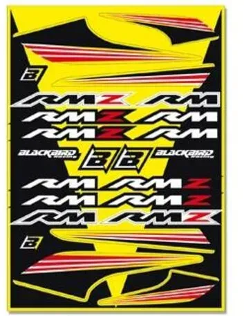 Blackbird Suzuki stickerbord