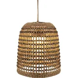 NEW GARDEN LED-Außenpendelleuchte Positano Naturfaser