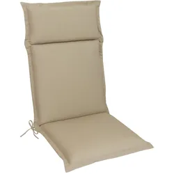 Hochlehner-Auflage Unica 116 x 50 cm Stoff Beige