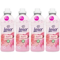 4x Lenor Weichspüler PFINGSTROSE + HIBISKUSBLÜTE 0,95L 38 Wäschen Zen Karma mild