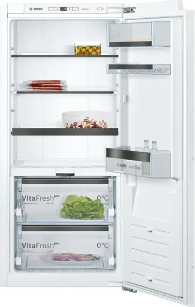 Bosch KIF41SDE1 Serie 8, Einbau-Kühlschrank, 122.5 x 56 cm, Flachscharnier mit Softeinzug